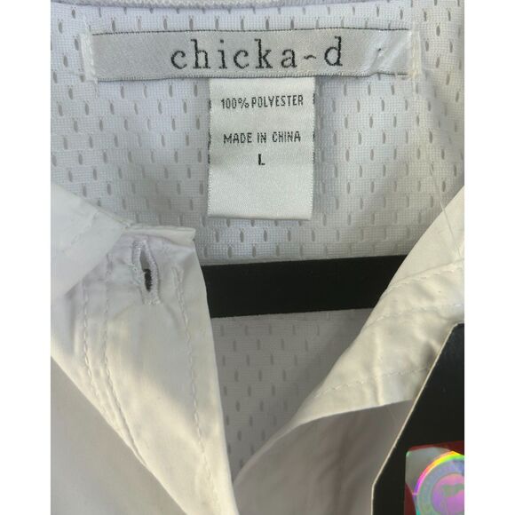 New Women's Kansas State K-State White Purple Vented Fishing Hiking Shirt Large - Picture 5 of 7